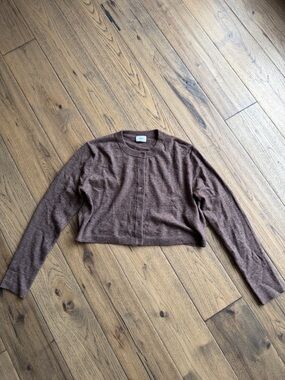 Wilfred SoftSpoke™ Sicily Cardigan- Brown